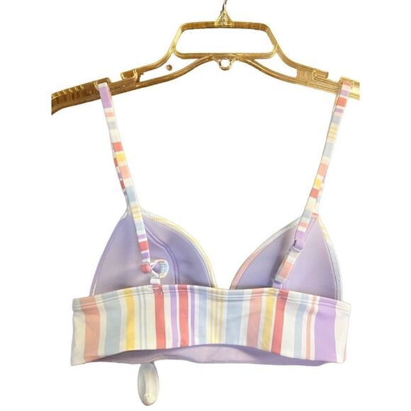 Adore Me Stripped Swimsuit Top Sz S NWT - Picture 2 of 3